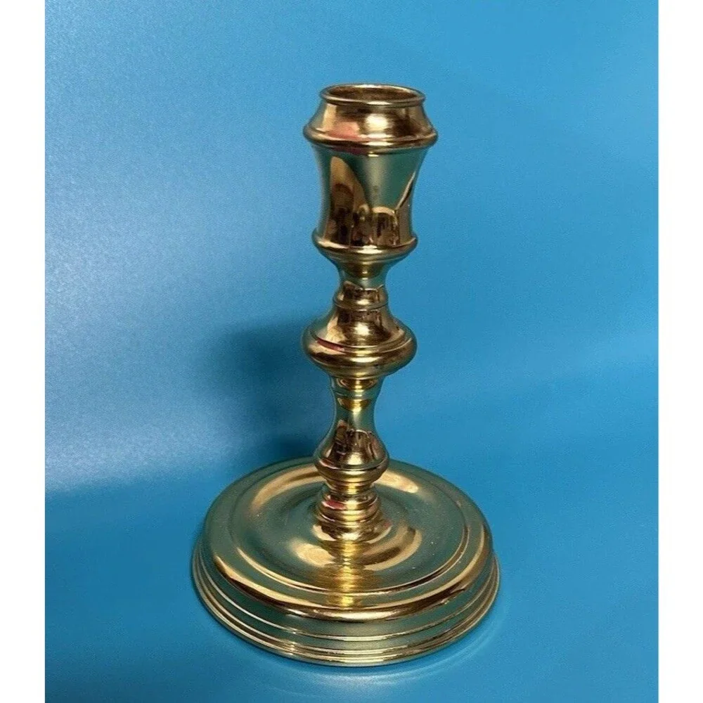 Single BALDWIN Brass Candlestick  Holder RALEIGH - 6